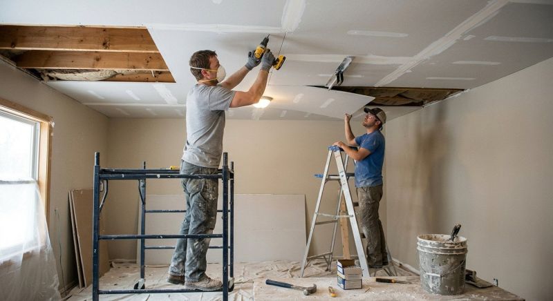 Garage Drywall Replacement in Wilmington, NC
